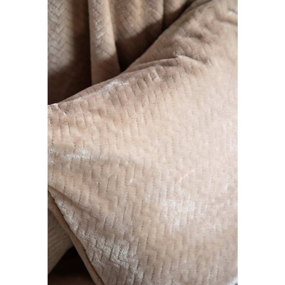 CIFT KISILIK YATAK ORTUSU NEVRESIM SET TAMMY BEIGE - YATAK ORTUSU