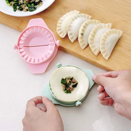 3&apos;lü Çiğ börek kurabiye Hamur İşi Ravioli Kesme Kalıbı Aparatı (5047)