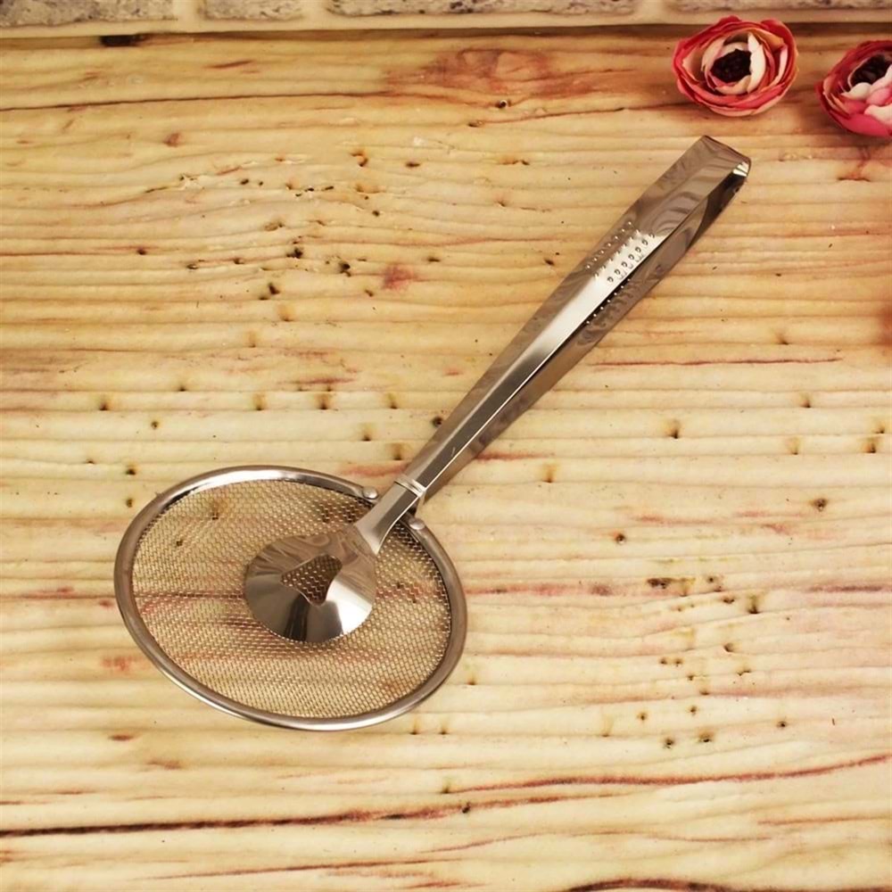 Çok Amaçlı Süzgeçli Paslanmaz Metal Haşlama Ve Kızartma Maşası (5047)