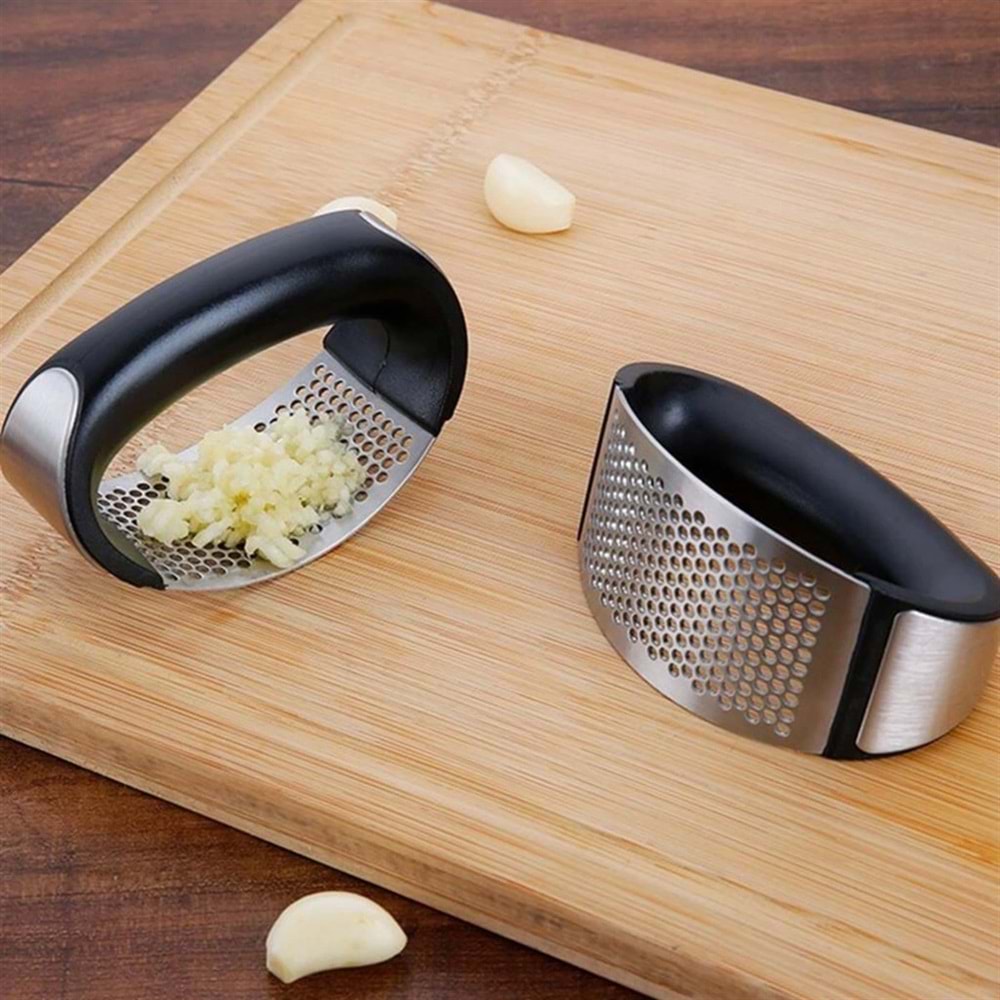 Yeni Sarımsak Ezici Paslanmaz Çelik Garlic Press (5047)