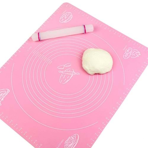 Hamur Açma Örtüsü Hamur Matı Ölçekli Silpat - Asorti (5047)