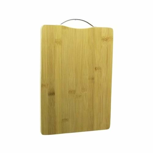 AHŞAP KOYU BAMBU KESİM PANOSU METAL KULPLU (5047)