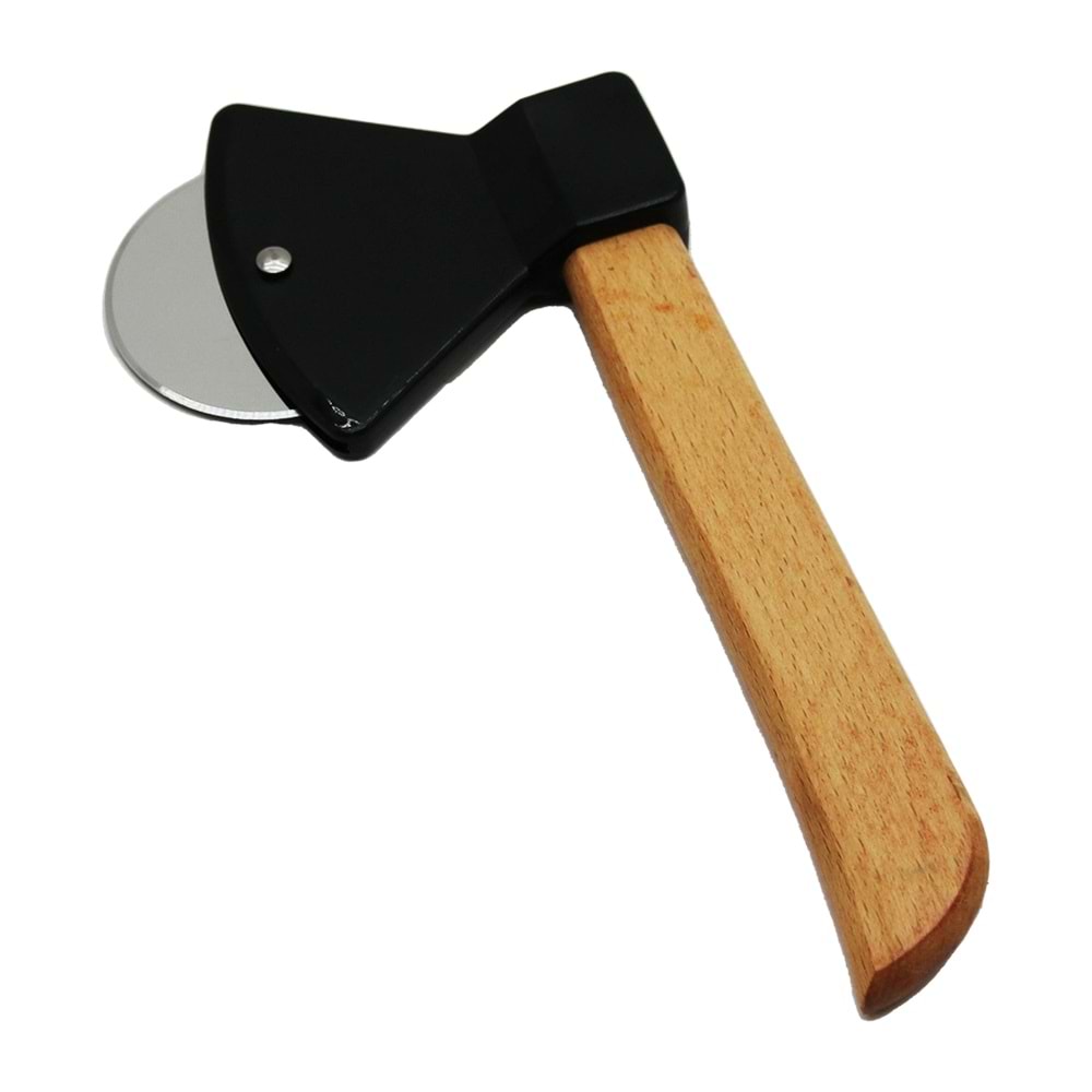 AHŞAP SAPLI BALTA HAMUR PİZZA RULETİ (5047)