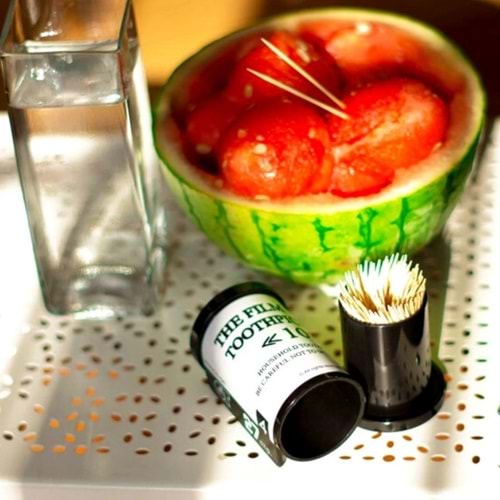 Dörtgen Fotoğraf Filmi Şeklinde Kürdanlık Kürdan Tutucu Kutu (5047)