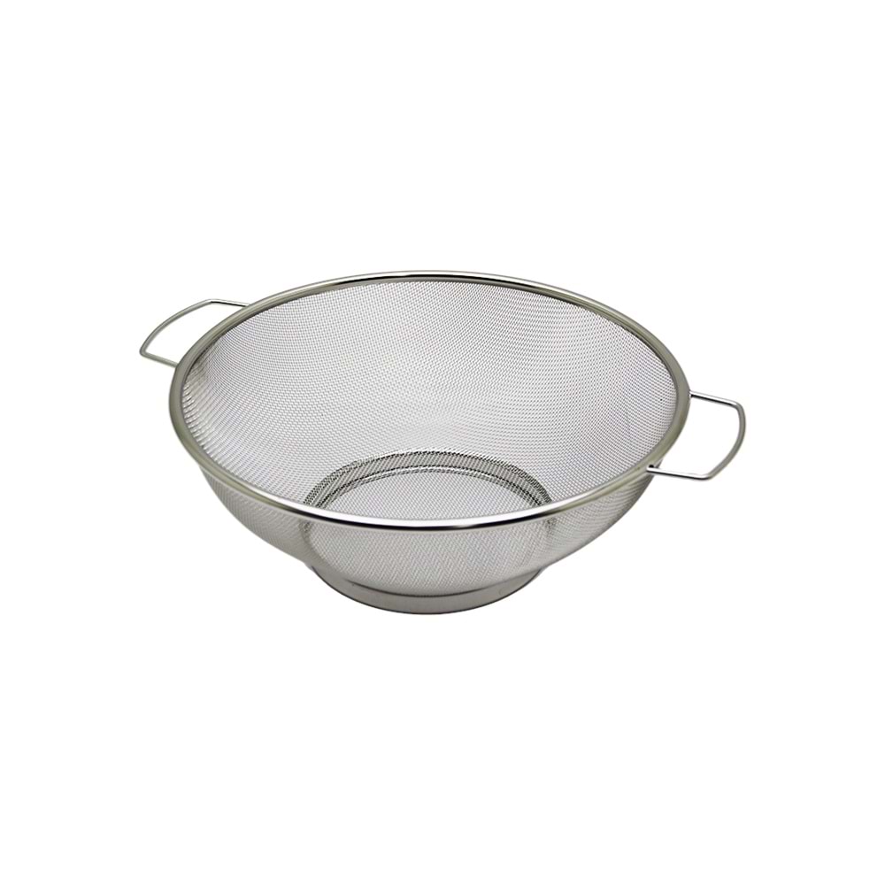 24CM METAL KULPLU ÇELİK İNCE TEL SEPET SÜZGEÇ (5047)