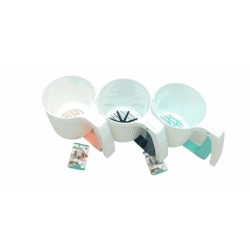PLASTİK PRATİK ÇEVİRMELİ UN ELEK (5047)