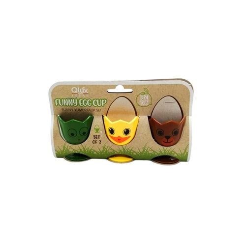 FUNNY YUMURTALIK 3 PARÇA SET (5047)