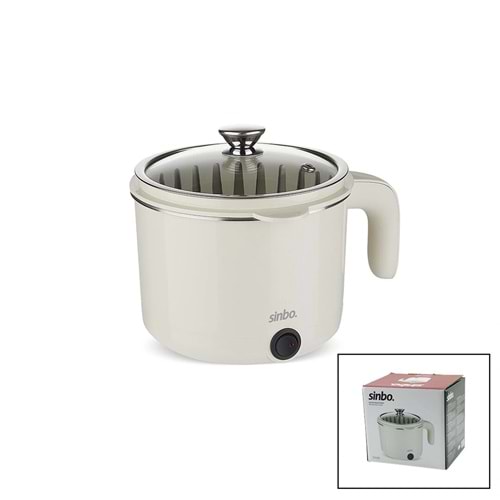 ELEKTRİKLİ ÇOK FONKSİYONLU PİŞİRİCİ PASLANMAZ ÇELİK TENCERE 800ML SCO-5063 (5047)