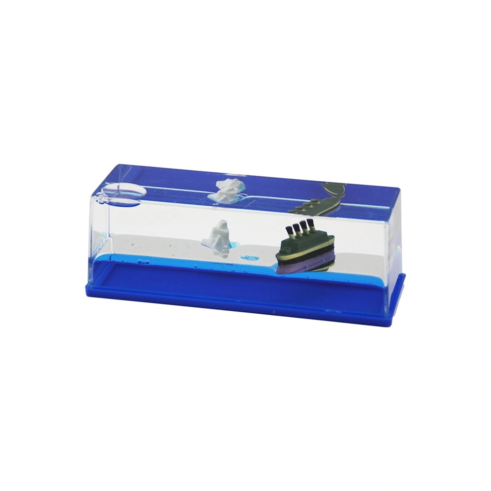 MAVİ SU GEMİ - ADA D.GEN MİKA YÜZEN BATMAYAN DEKORATİF BİBLO AKVARYUM5.2X15.2X5.3CM (5047)