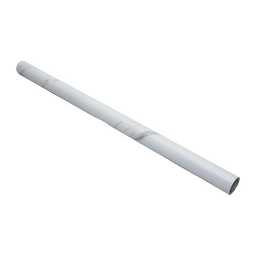 60CM - BEYAZ MERMER TEZGAH ÜSTÜ YAPIŞKANLI ALÜMİNYUM FOLYO STİCKER (5047)