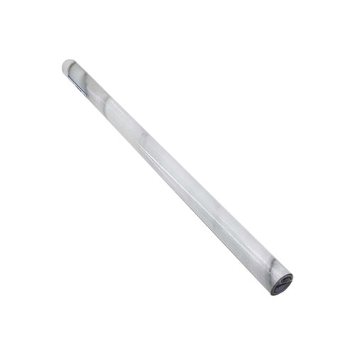 60CM X 3MT - BEYAZ MERMER TEZGAH ÜSTÜ YAPIŞKANLI FOLYO STİCKER (5047)