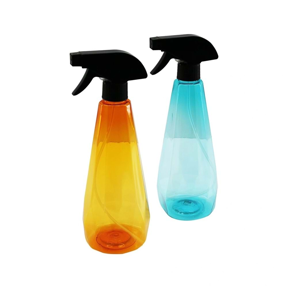 PLASTİK GMP-297 ZÜMRÜT - 650ML RENKLİ PLASTİK BOŞ SPREY ŞİŞE (5047)