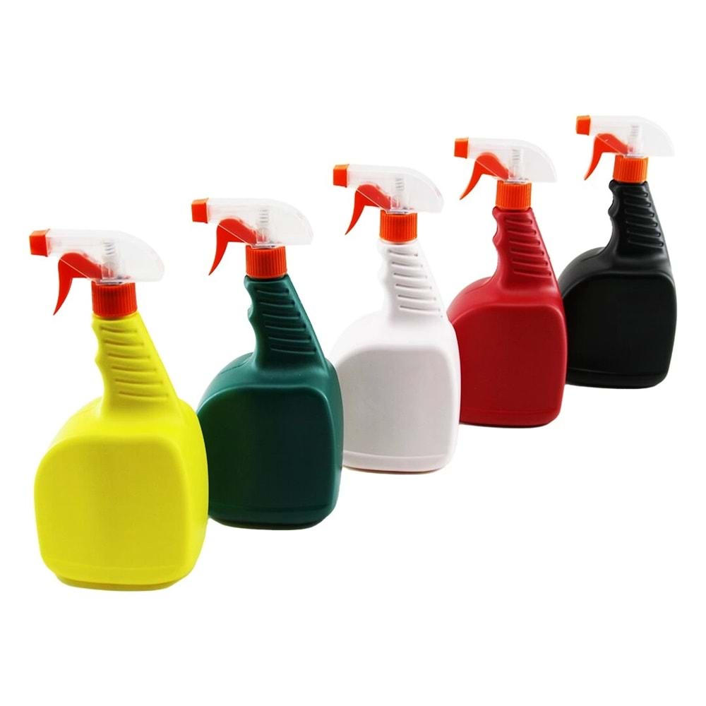 1LT RENKLİ - PLASTİK BOŞ SPREY PÜSKÜRTÜCÜ ŞİŞE (5047)