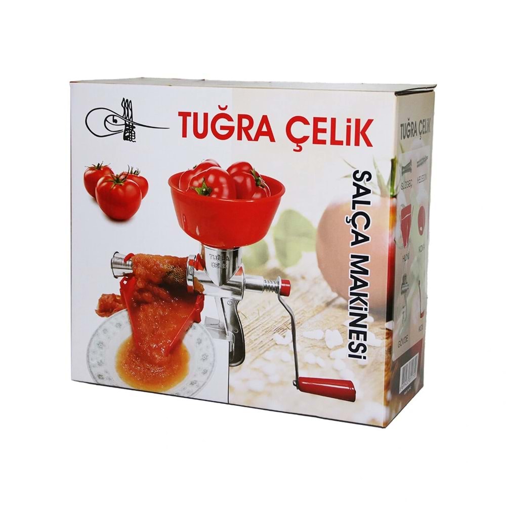 KOLLU ALÜMİNYUM SALÇA MAKİNESİ SÜZGEÇLİ - PLASTİK HAZNELİ (5047)