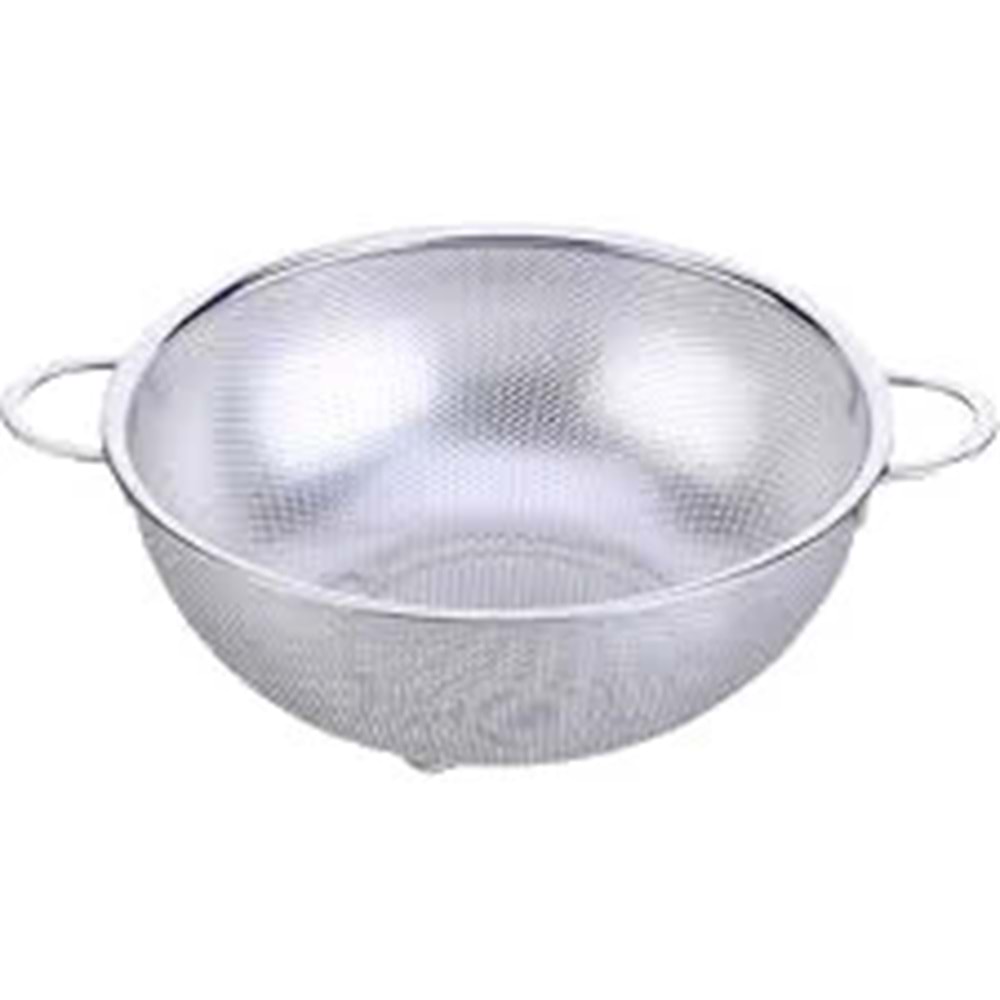 METAL KULPLU ÇELİK SEPET SÜZGEÇ 26CM (5047)