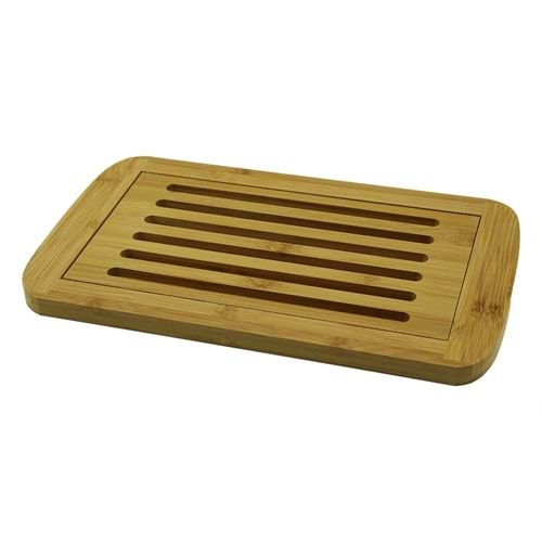 IZGARALI - HAZNELİ AHŞAP BAMBU KESİM PANOSU 21X36CM (5047)