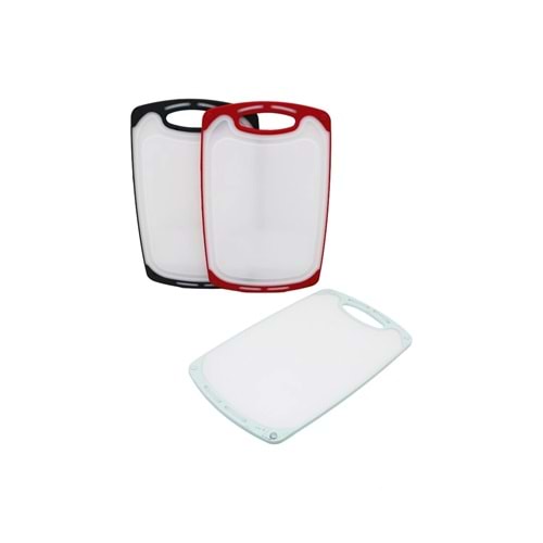 31X20CM KÜÇÜK PLASTİK KESİM PANOSU KAYMAZ SİLİKON KENARLIK - 10MM KALINLIK (5047)