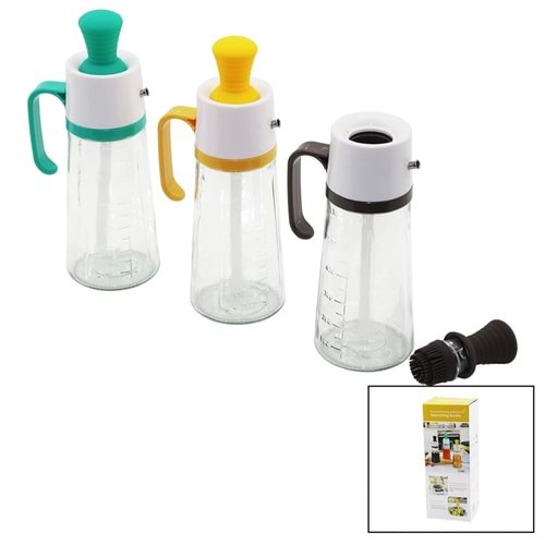 CAMYAĞDANLIK SİLİKON FIRÇALI TIPAPLS.KAPAK - KULPÖLÇEKLİ - 630ML (5047)