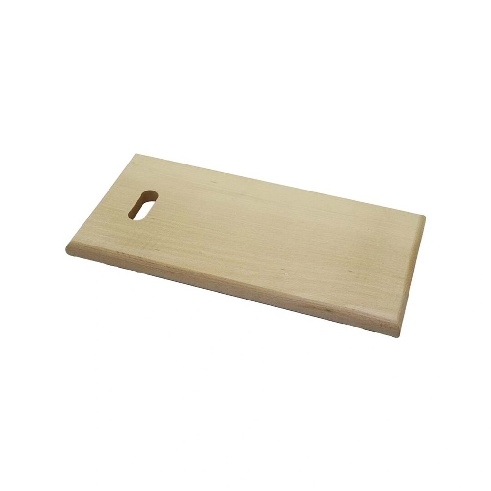 20X40CM KALIN=2.5CM AHŞAP KESİM PANOSU - ET TAHTASI EL GEÇMELİ KULP (5047)