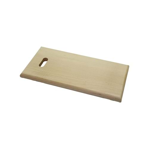 20X40CM KALIN=2.5CM AHŞAP KESİM PANOSU - ET TAHTASI EL GEÇMELİ KULP (5047)