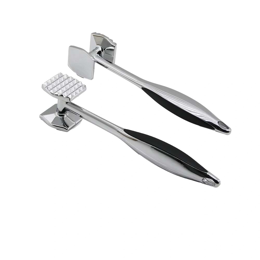 ÇELİK ÇOK AMAÇLI TOKMAK MODELİ METAL DÖVECEK 6GEN ÇİFT TARAFLI= DÜZ - PİRAMİT (5047)