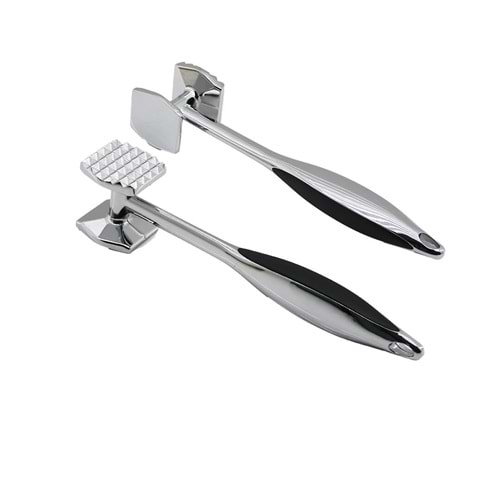 ÇELİK ÇOK AMAÇLI TOKMAK MODELİ METAL DÖVECEK 6GEN ÇİFT TARAFLI= DÜZ - PİRAMİT (5047)
