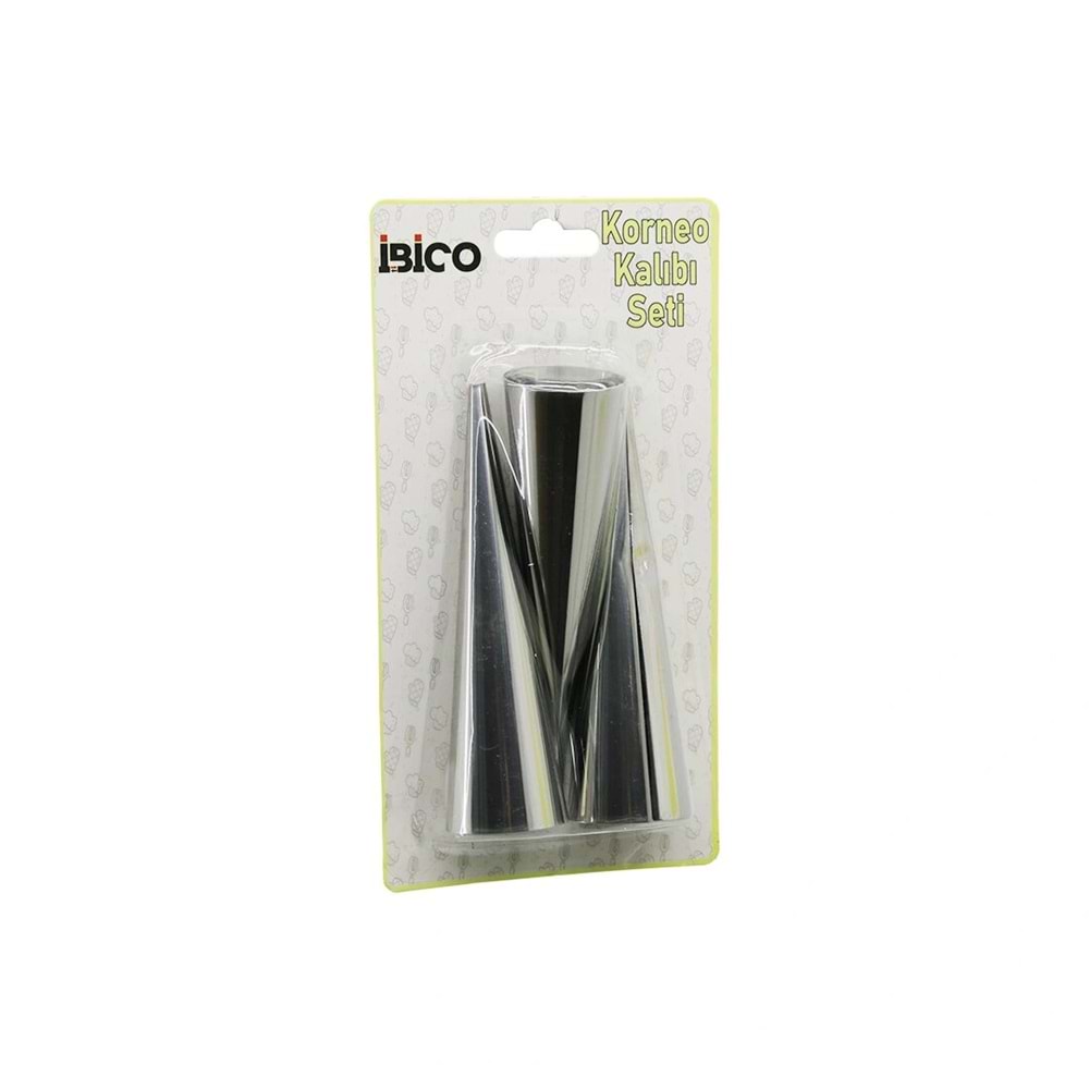 3PCS METAL KORNEO KALIP - PASTA DEKORASYON APARATI ÇAP:3.4CM X UZUNLUK:12CM BRKT-921602 (5047)