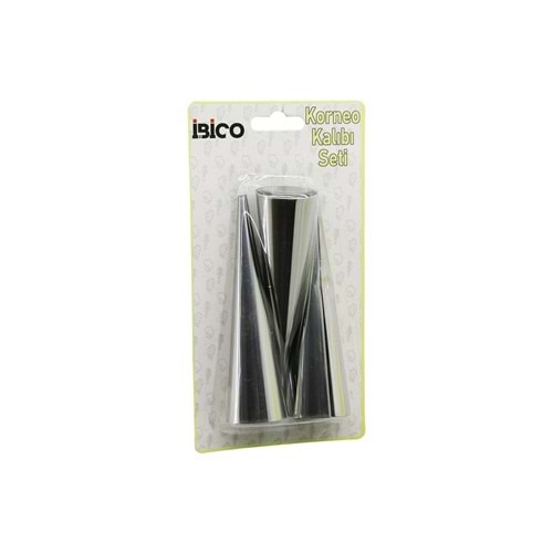 3PCS METAL KORNEO KALIP - PASTA DEKORASYON APARATI ÇAP:3.4CM X UZUNLUK:12CM BRKT-921602 (5047)