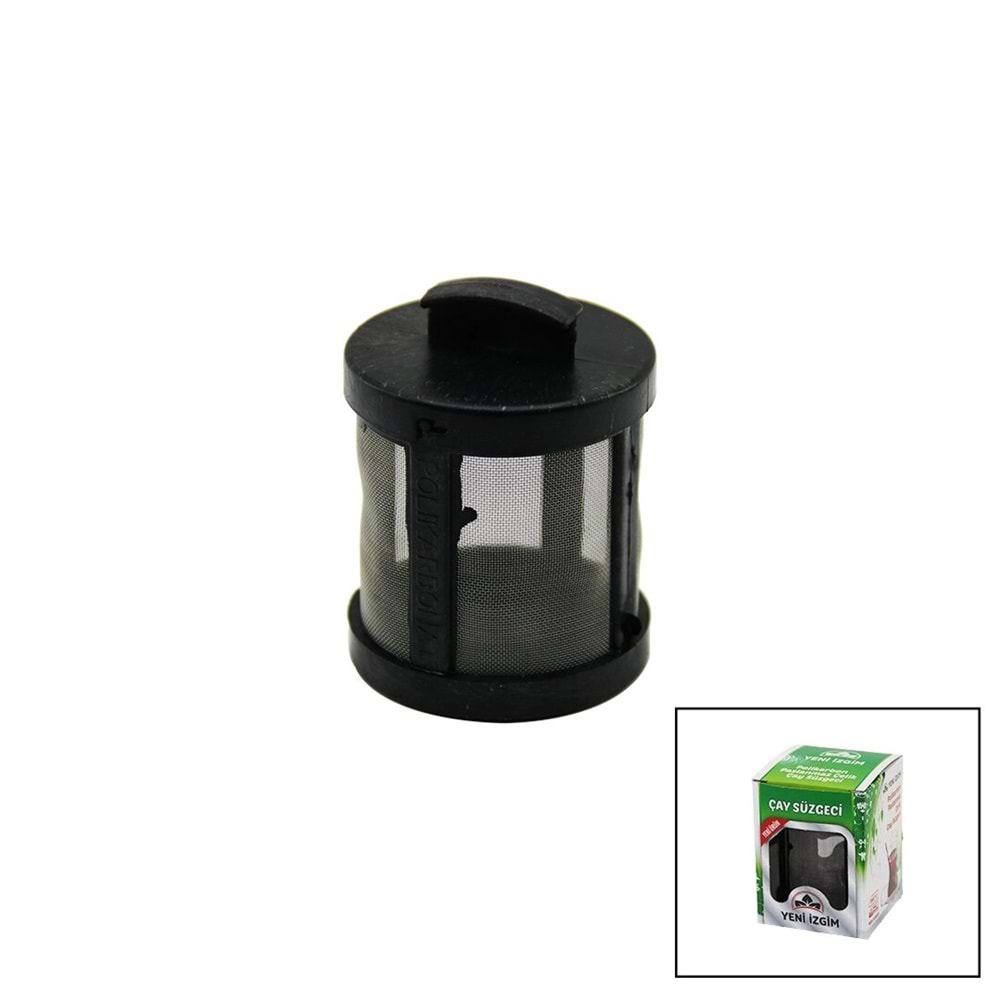 KAFES DEMLİK İÇİ ÇAY SÜZGEÇ PASLANMAZ ÇELİK POLİKARBON ÇERÇEVE - KAPAK 250℃ (5047)