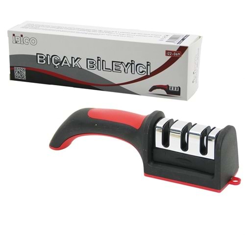KUTULU BIÇAK BİLEME 3 BOĞUMLU RENKLİ PLASTİK SAPLI (5047)