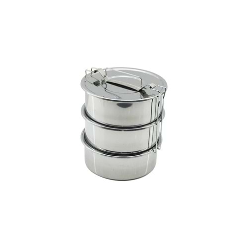 NO-18CM 3LÜ METAL SEFER TASI DERİNLİK : 6.5CM TAŞIMA KULP=BAĞLAMA KANCALI (5047)