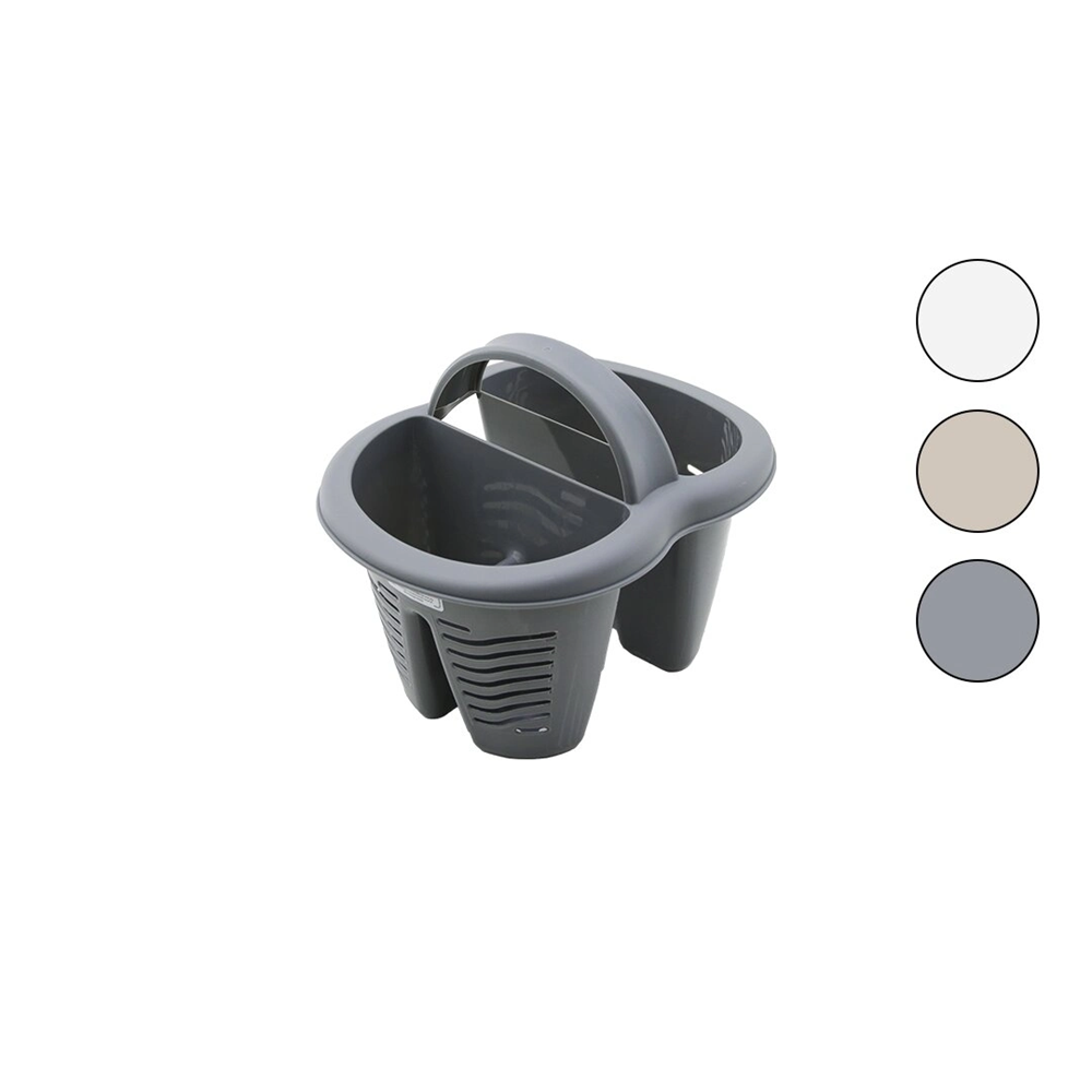 QLUX L-00515 HEYBE KAŞIKLIK TEZGAH ÜSTÜ 4 BÖLMELİ - PLASTİK (5047)