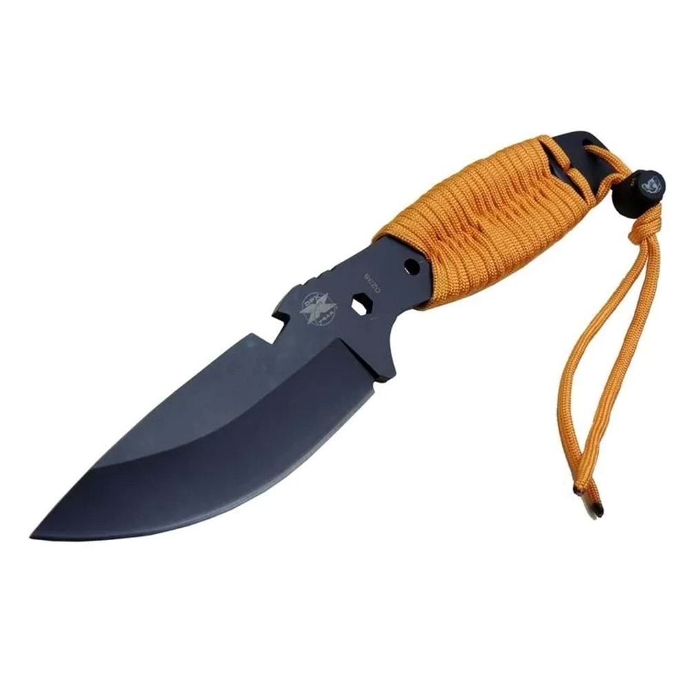 Gear Assault 0238trn Kamp Bıçağı 22,5 Cm - Turuncu, Metal İpli Sap