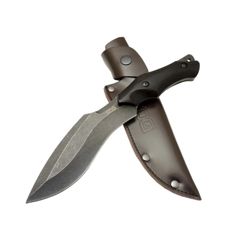 Vaquita Kukri 807b Bk Eskitme Outdoor 27cm - Ahşap Sap, Deri Kılıf