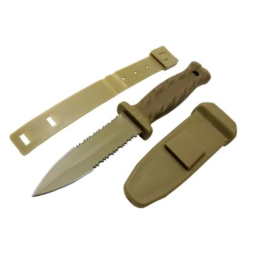 Knives S30v Haki Av Bıçağı 22cm - Testere Detaylı, Kılıflı