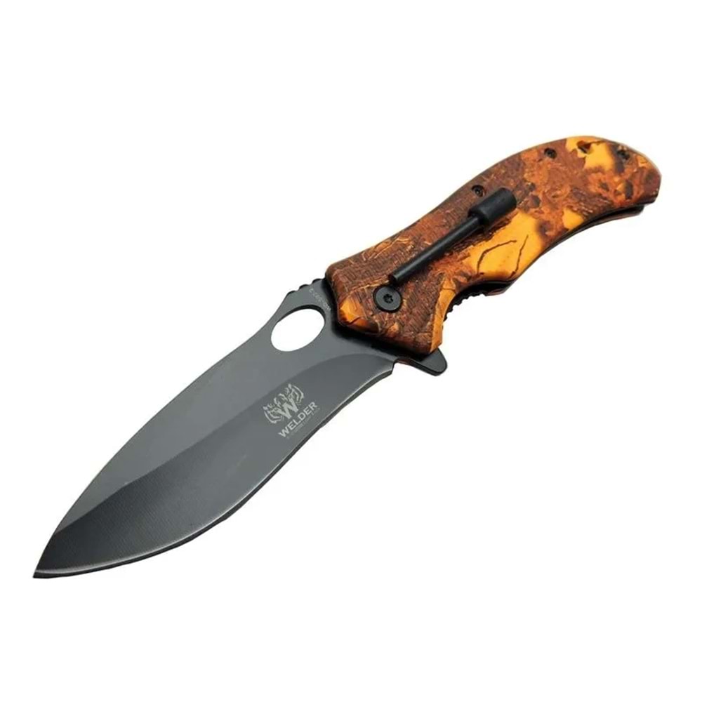 Wd-503-2 Kamp Çakısı 21 Cm - Magnezyum Çubuklu (fire Starter), Plastik Sap