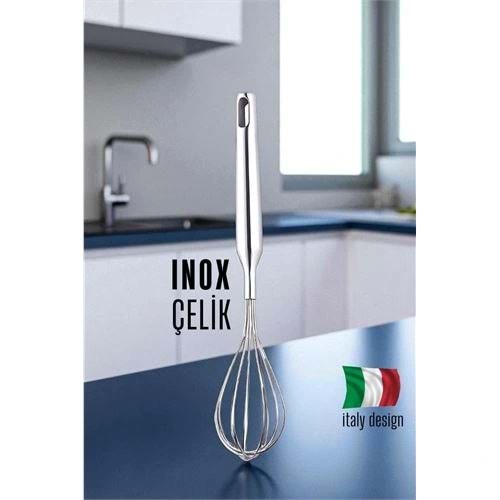 Inox Çelik Çırpıcı Italyan Dizayn