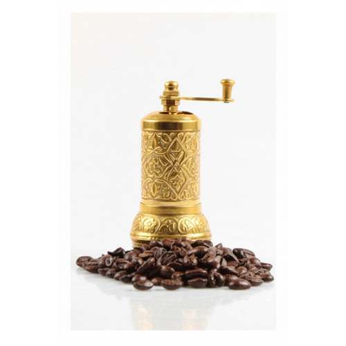 Osmanlı Motifli Kahve ve Baharat Değirmeni Sarı