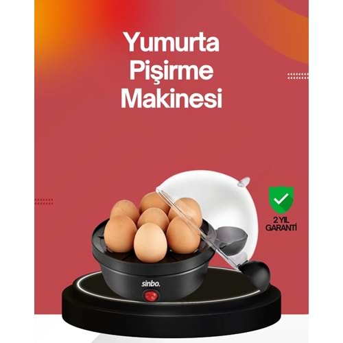 7 Yumurtalık Buharlı Yumurta Pişirme Cihazı Otomatik Kapanma Özellikli