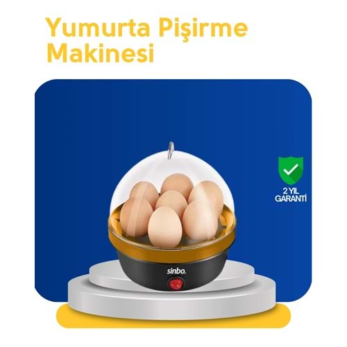 Otomatik Kapanma Özellikli Yumurta Pişirme Makinesi 7 Kapasiteli