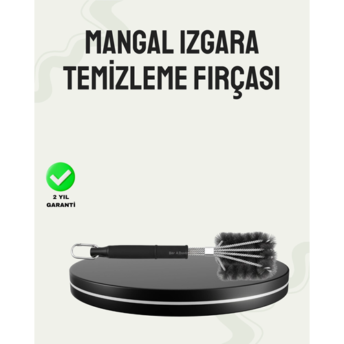 Paslanmaz Çelik Telli Mangal Temizlik Fırçası