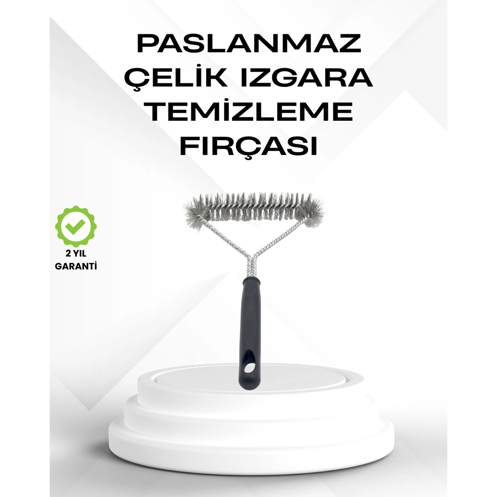 Tel Izgara Temizleme Fırçası BBQ Sonrası Kolay Temizlik