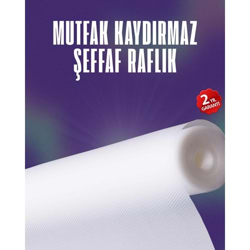 Su geçirmez kaydırmaz raflık ve çekmece astarı 3 metre