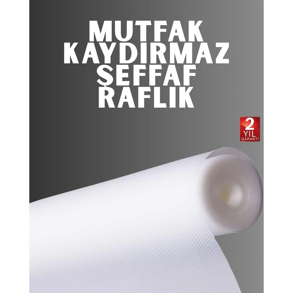 Kesilebilir şeffaf raflık çekmece kaplaması mutfak için
