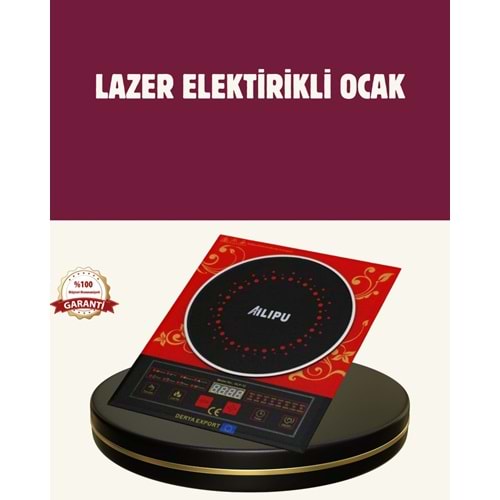 8 Programlı LED Ekranlı İndüksiyon Ocak 80–270°C Sıcaklık Ayarı
