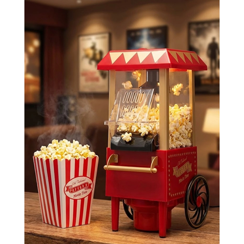 Yağsız Popcorn Makinesi Sıcak Hava ile Hızlı Patlatma
