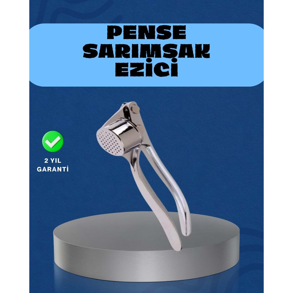 Mutfak Sarımsak Ezici Kaymaz Saplı Güçlü Mekanizma