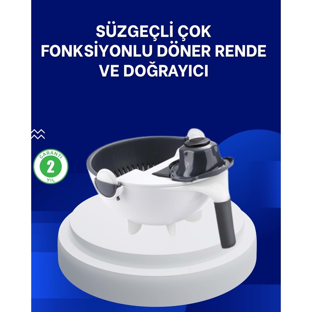 Mutfak İçin Pratik 5 lı Rende ve Süzgeç Seti