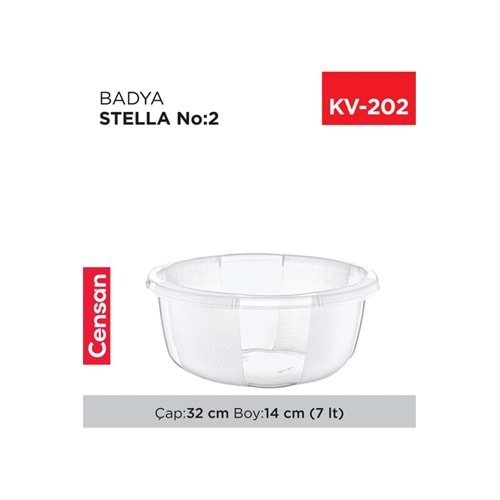 Yuvarlak Şeffaf Badya 1 Adet 2 No -E174