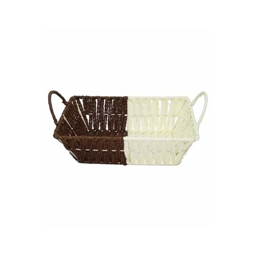 Hasırlı Ekmek Sepeti Dikdörtgen -8804